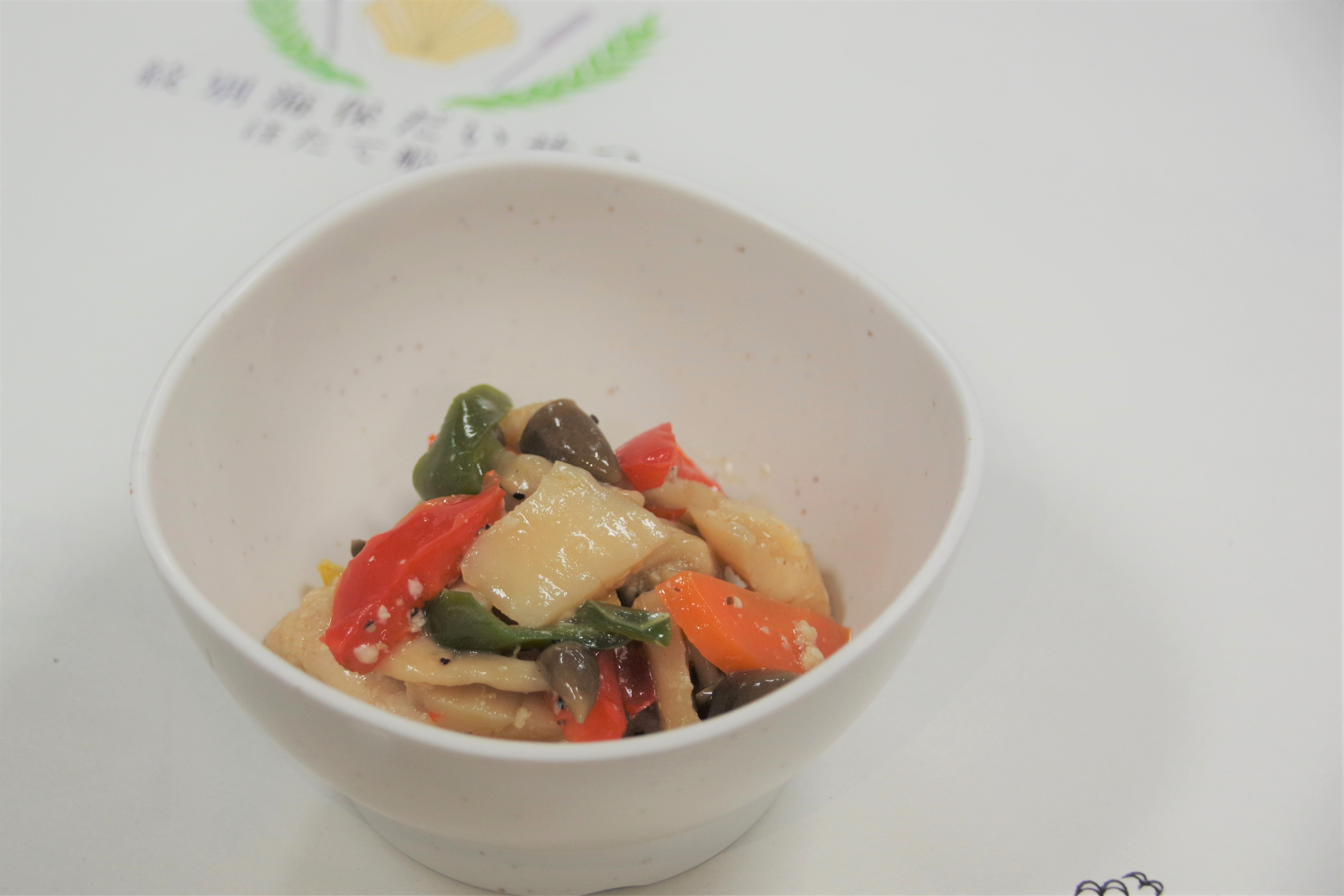 ほたての塩麹炒め