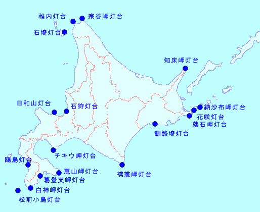 �k�C���̒�������ʒu�}