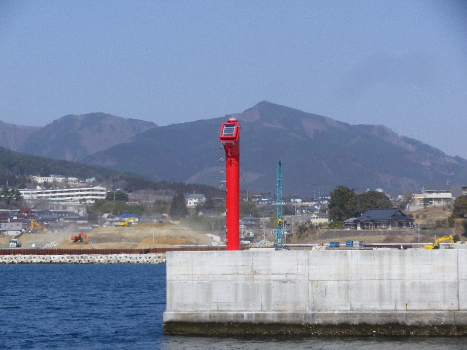 門之浜港東防波堤灯台画像