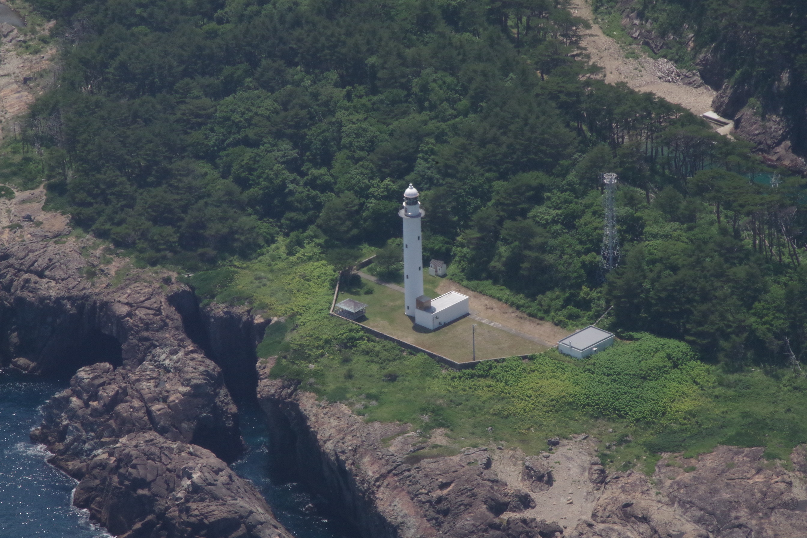 魹ヶ埼灯台画像