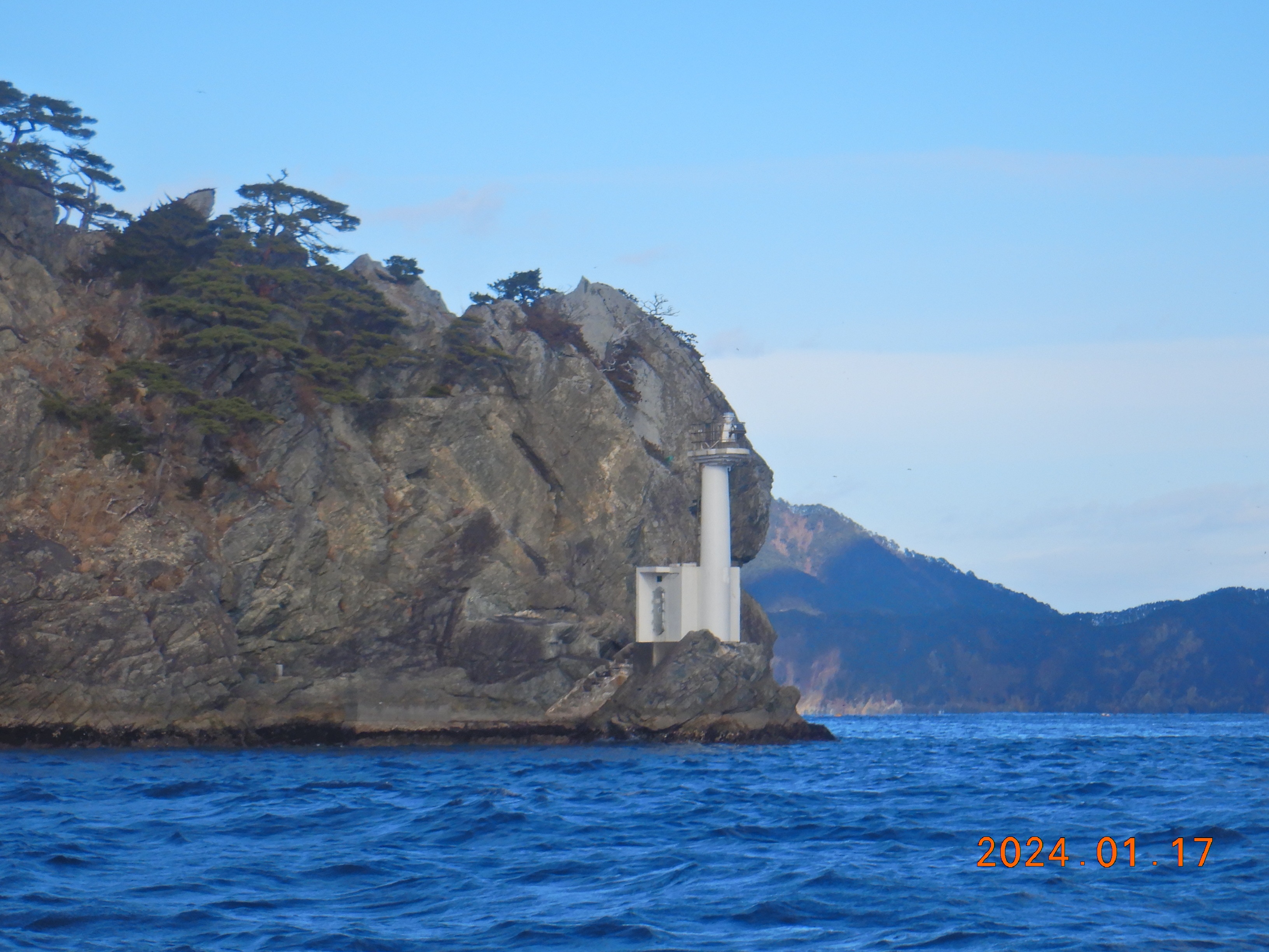 山田笠ヶ鼻灯台画像