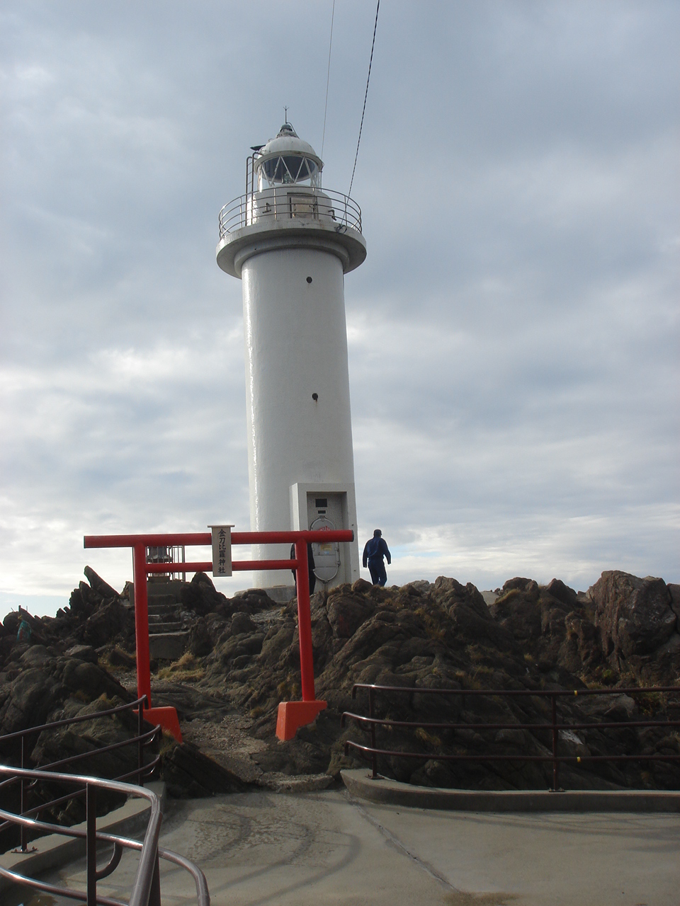 鼠ヶ関灯台画像