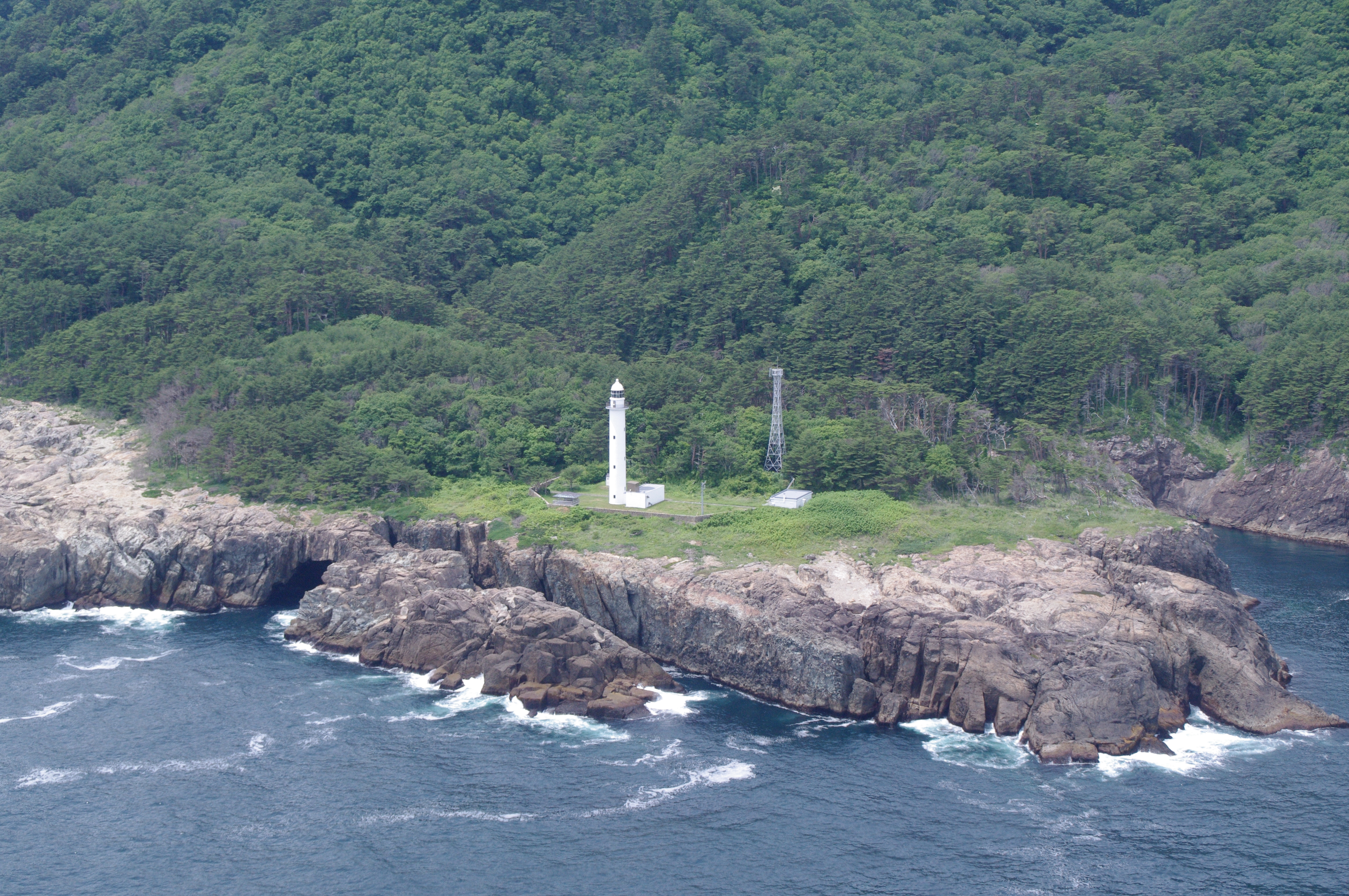 魹ヶ埼灯台画像