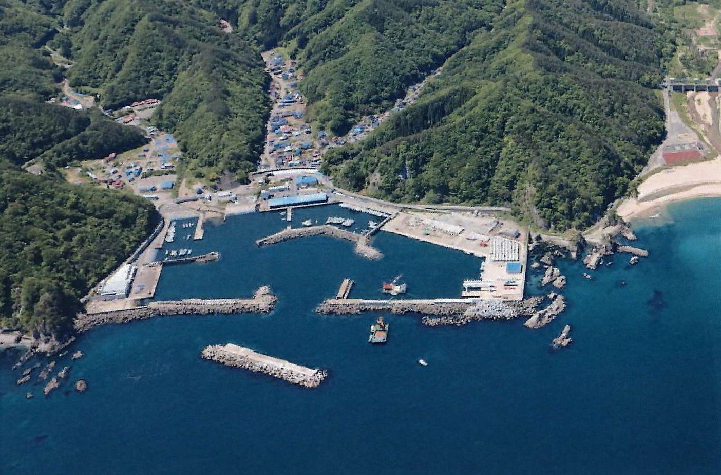 太田名部漁港画像