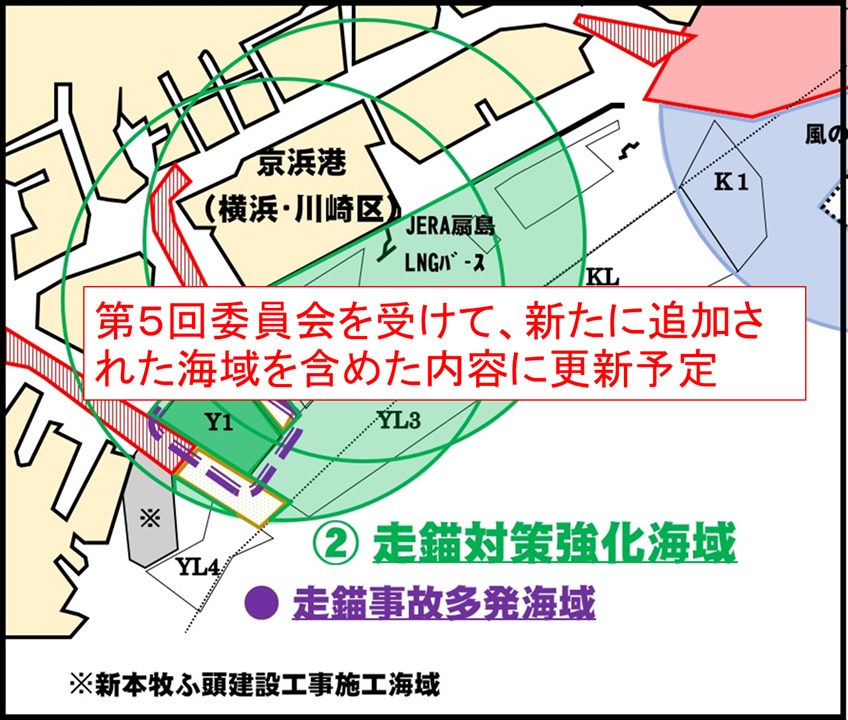 走錨中, 走錨注意 – KNYYW