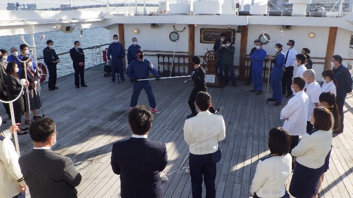 防犯訓練の画像