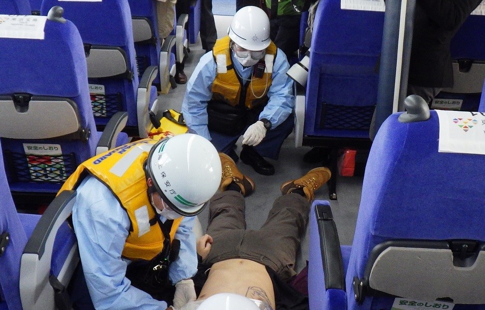 救助訓練の画像