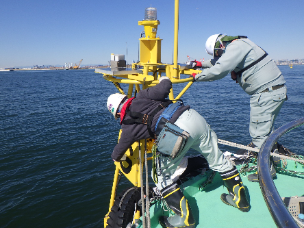 航路標識監督中の画像