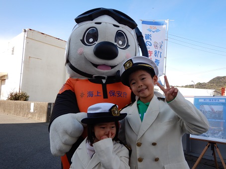 巡視船みうら一般公開の様子