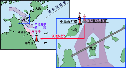 �R�m���̒n�}