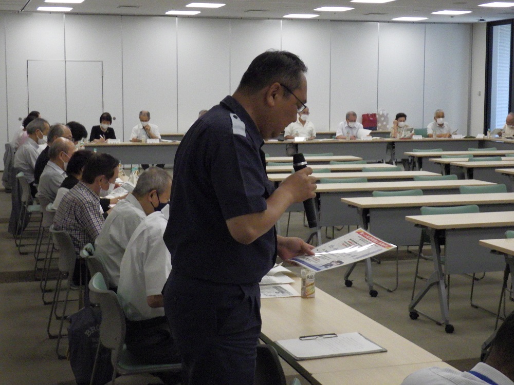 民生委員代表者会合の模様