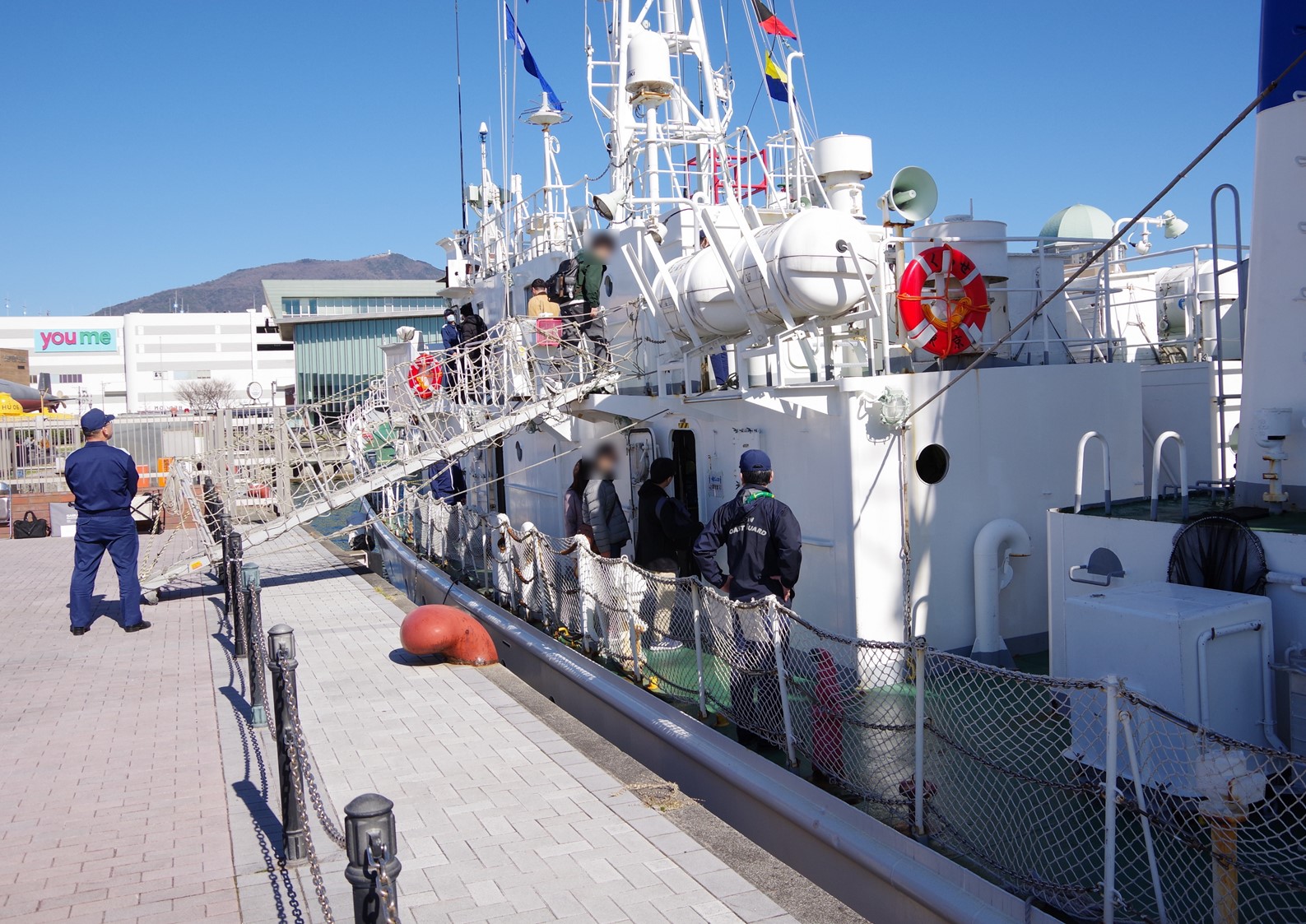 巡視船くろせ一般公開の様子