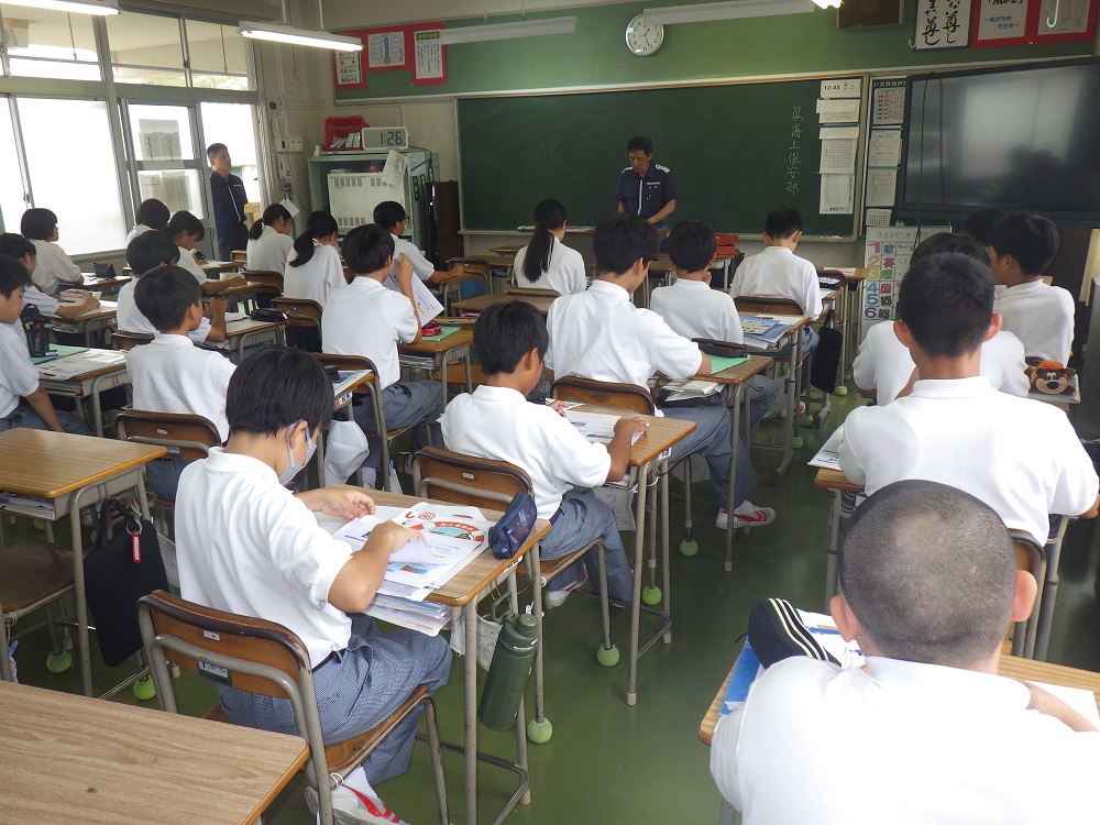 海上保安業務説明の様子