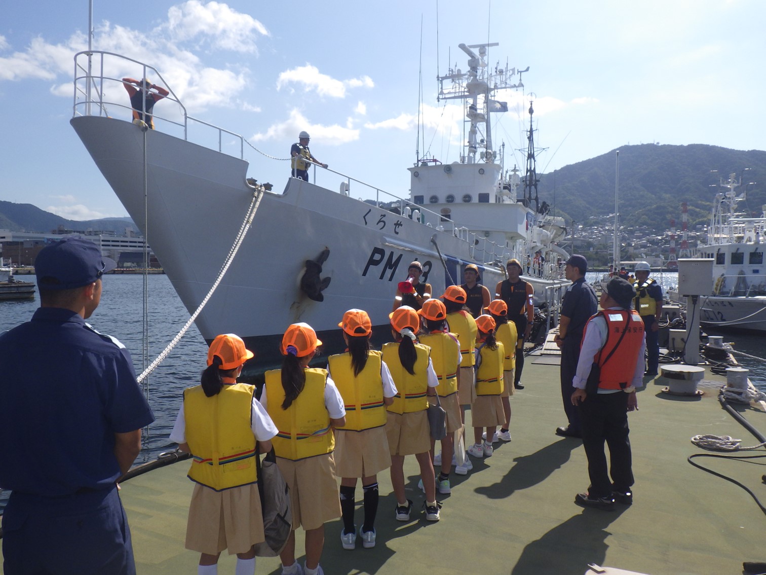 訓練説明の様子