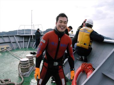 新人潜水士山林