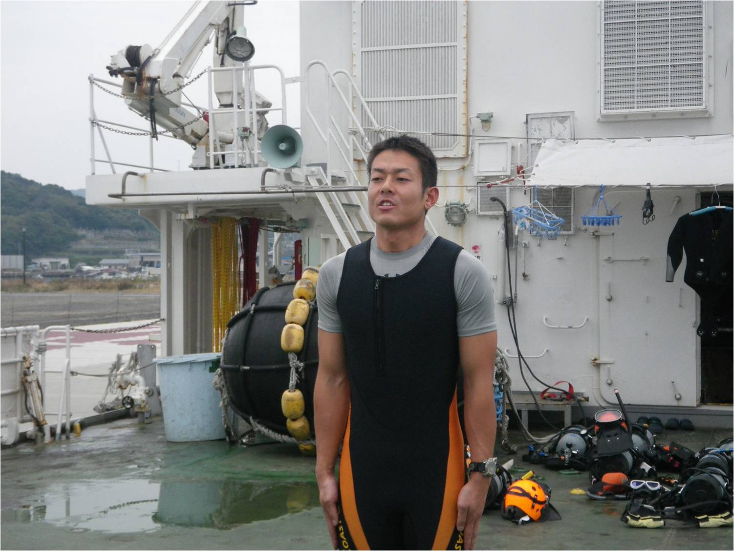 新人潜水士西嶌