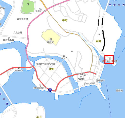 隠岐保安署地図