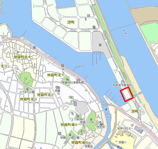 鳥取保安署地図