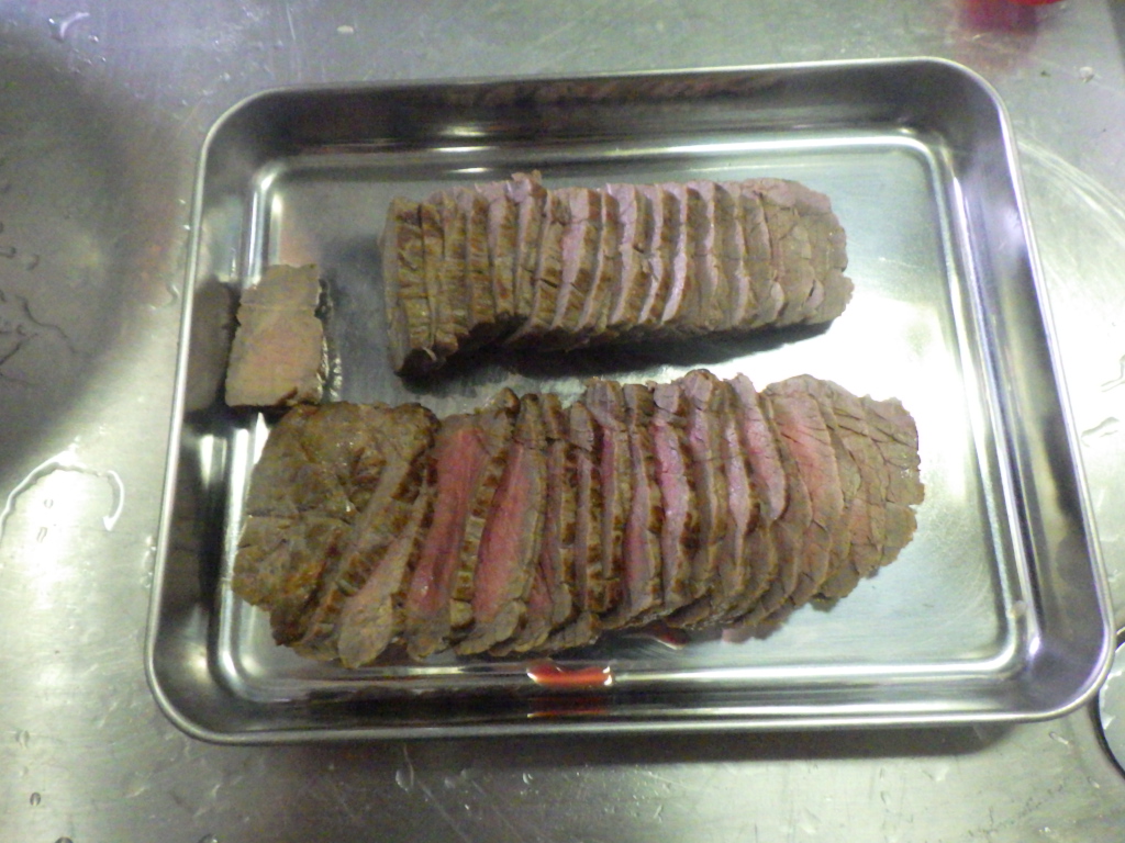 牛肉一口大に切り分け