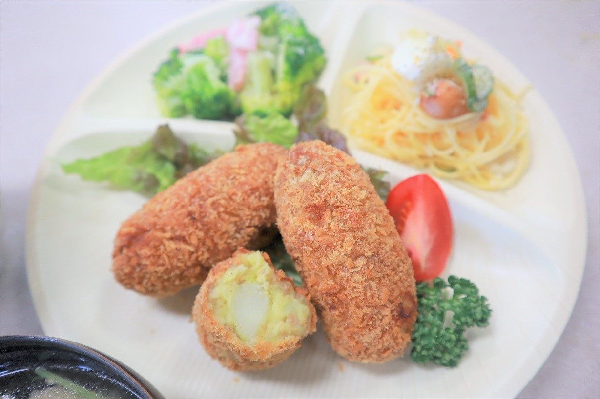 カレー風味コロッケの完成