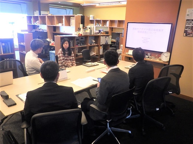 仲宗根社長(中央左)様と放送協力の確認