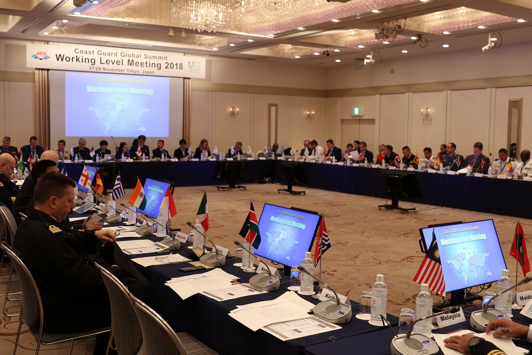 Group photo of 1st Working Level Meeting