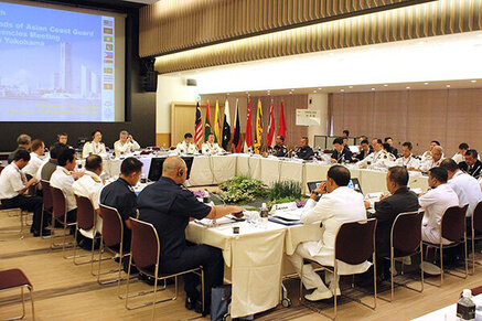 2014 HACGAM held in Yokohama Japan Coast guard heads and representatives from 18 countries and districts attended
