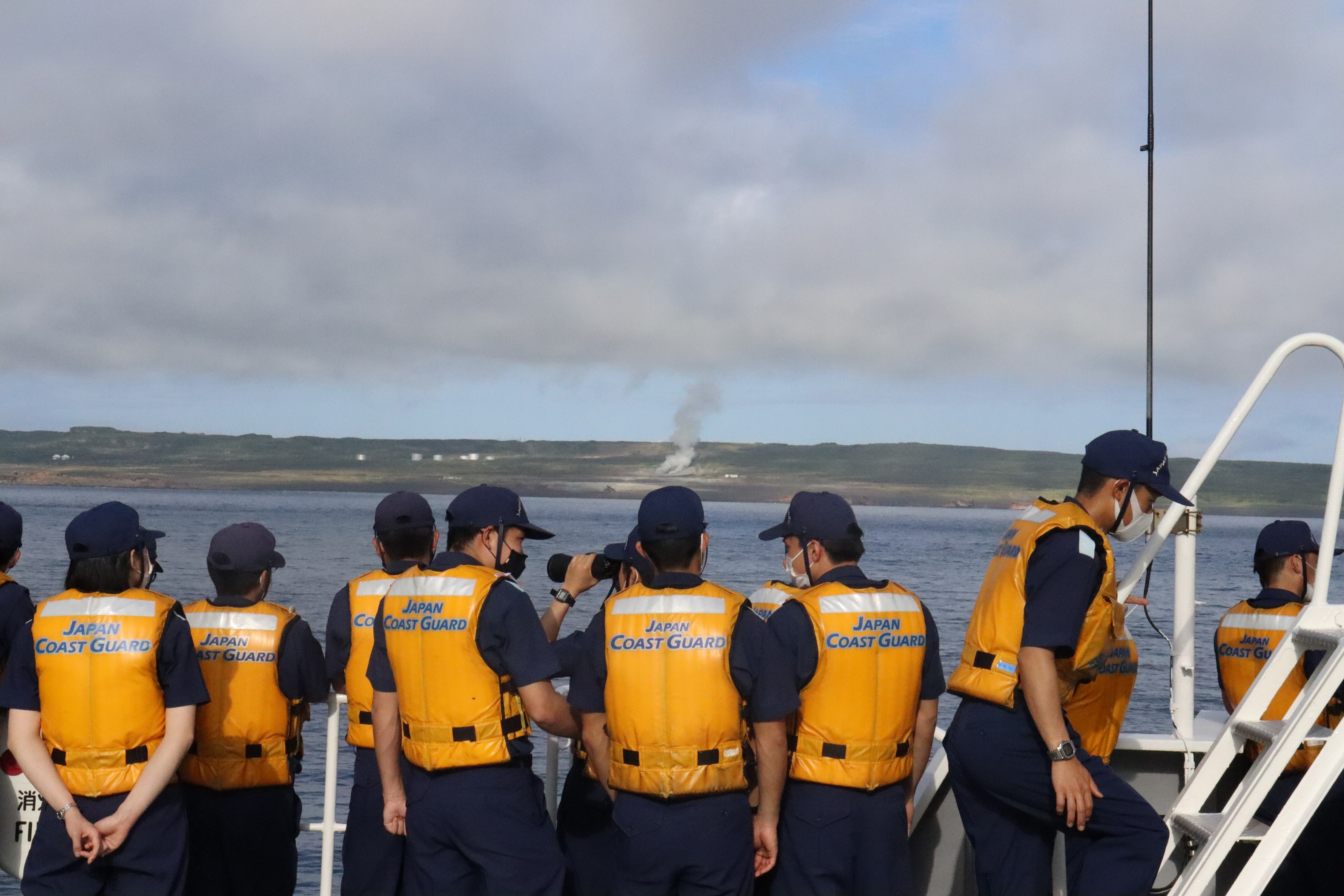 Trainees conducting a search