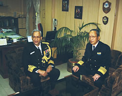 インド沿岸警備隊長官との会談