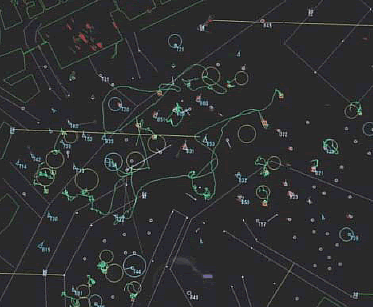 �䕗22���ʉߎ��̕d���󋵁i���[�_�[�摜�j