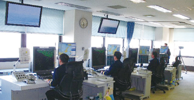 海上交通センター運用管制室