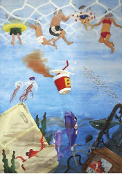 ���w���̕��@���ꌧ �ߔe�s�� �Η䒆�w�Z�@�e�x�c �����q����̍�i