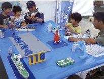 ブロックで「巡視船こうち」を作成