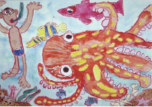 ���w����w�N�̕��������� �����s���������w�Z 3�N�� �Z�� ��������̍�i