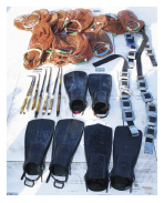 密漁器具(フィン・ウェイト等)