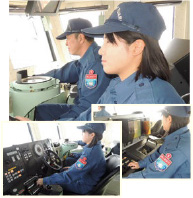 巡視艇 「りゅうせい」 航海士補 田島 なお子