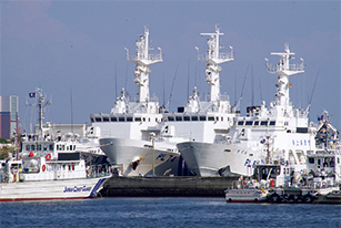 G20���T�~�b�g�J�Â̂��ߏW�����鏄���D��