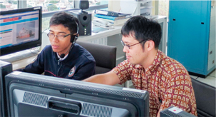 JICA���ƂƂ��ĊC���ʊǐ��Ɋւ���Z�p�x�����s���E��