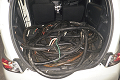 車両に積み込んだ盗品