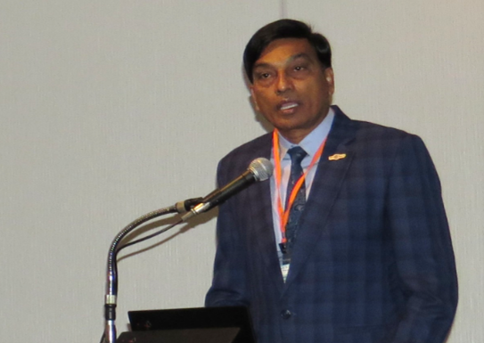 ナタラジャンReCAAP-ISC事務局長 による開会挨拶 ナタラジャンReCAAP-ISC事務局長 による開会挨拶