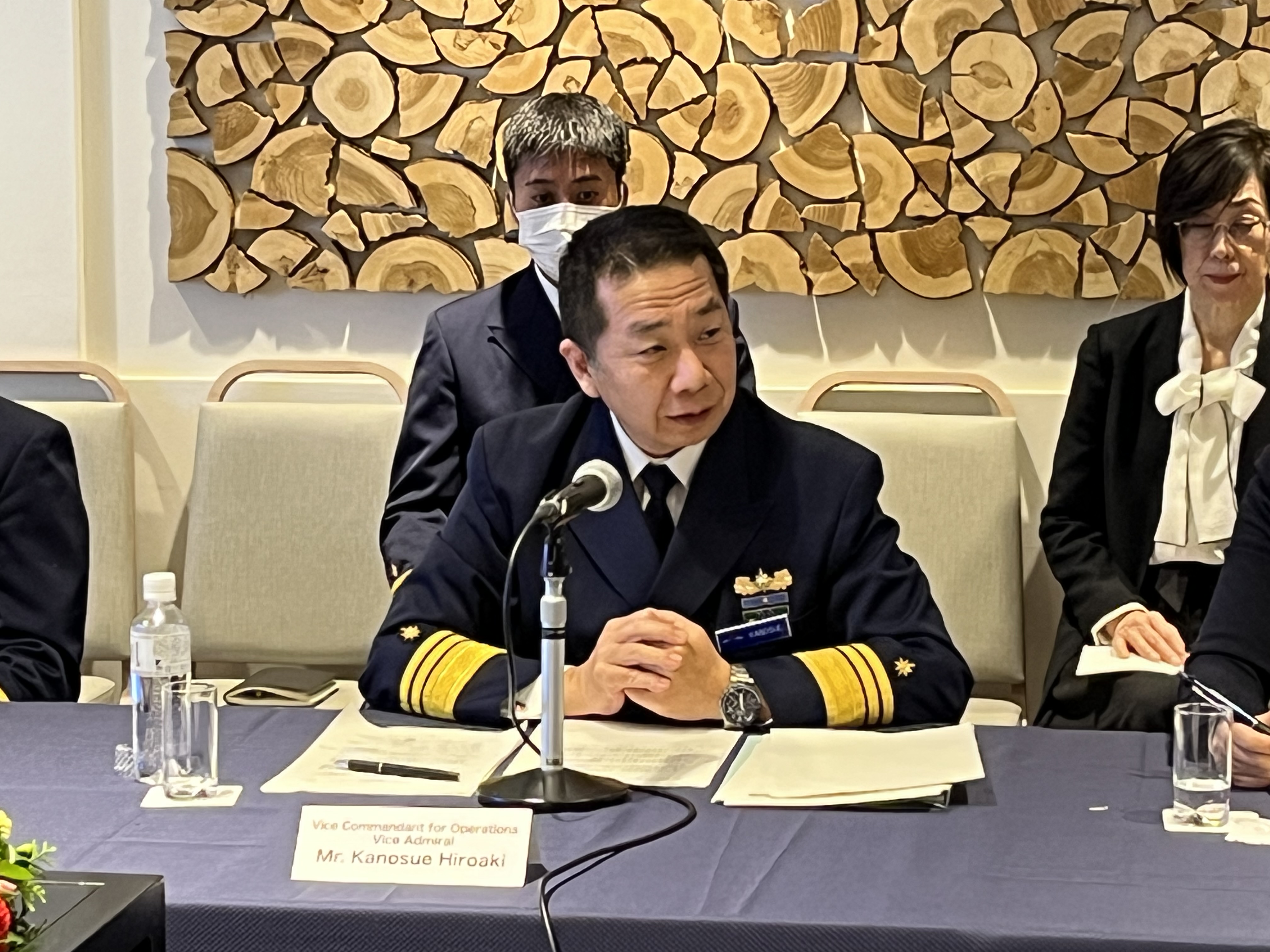 年次会合での発言の様子