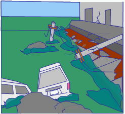 災害に強い航路標識